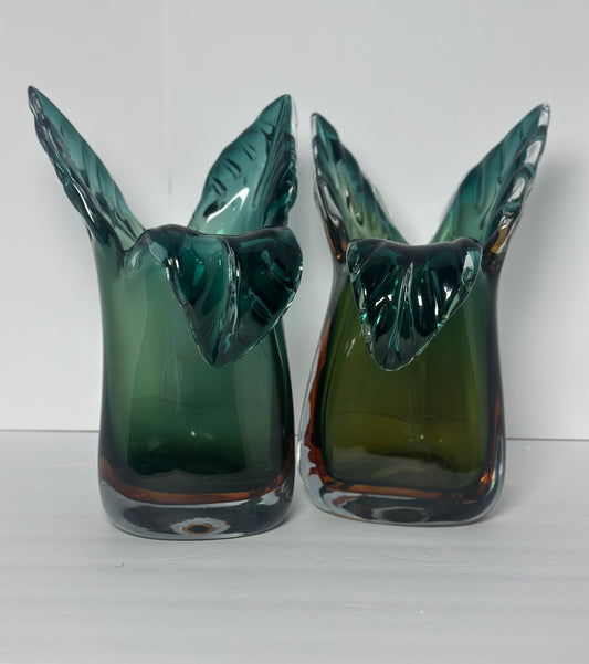 Tongass Duet Glass Vase Set