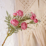 Artificial Snow Bud Roses