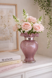 Heart Plush Glass Vase