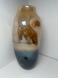 Tiger's Eye Glass Vase Set