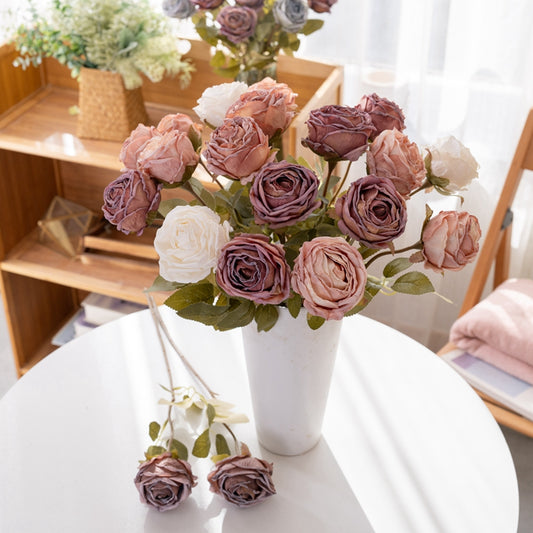 Artificial Dry Burnt Roses