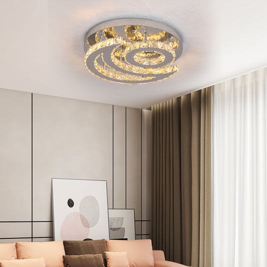 The Moon Crescent & Sun Chrome Stainless Steel Warm Mount