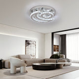 The Moon Crescent & Sun Chrome Stainless Steel White Mount