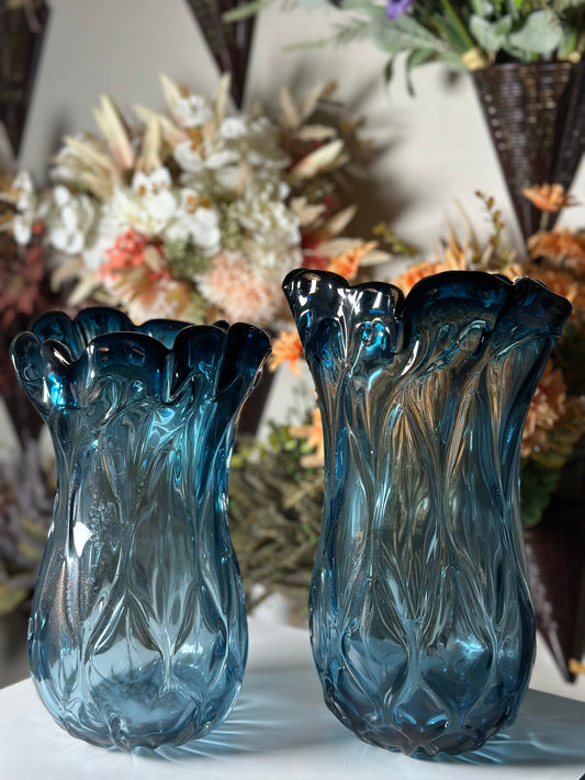 Poseidon Trident Glass Vase Set