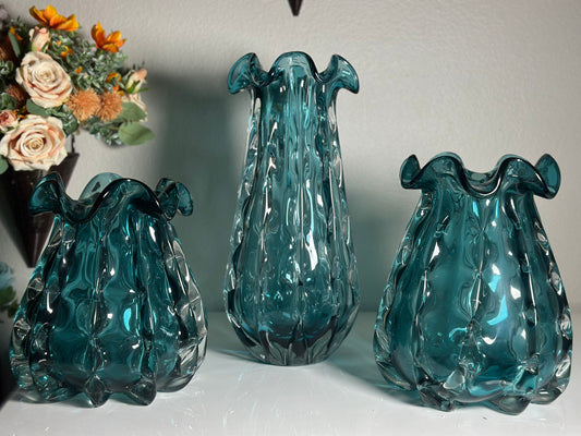 Mykonos Glass Vase Set