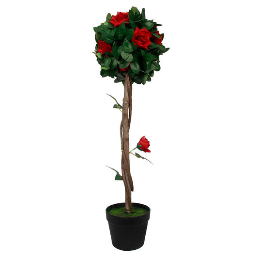 Red Lush Rose Tree