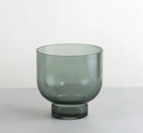 Petunia Magic Glass Vase Set with Fruit Bowl