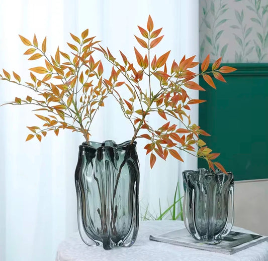 Midnight Moon Glass Vase Set
