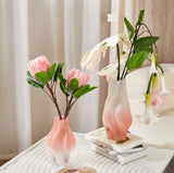 Rose Wave Glass Vase