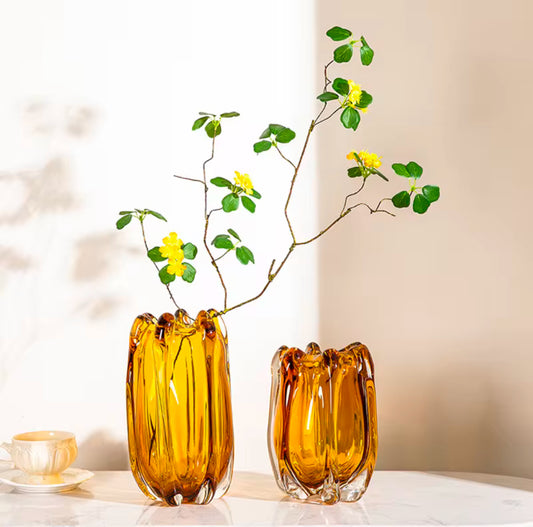 Daytime Lightning Glass Vase Set