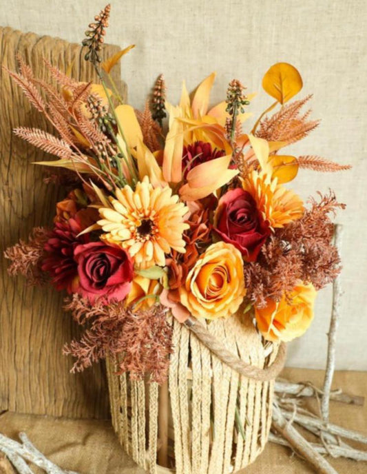 Artificial Story Of Autumn Bouquet