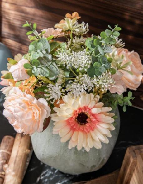 Artificial Rose Gerbera Bouquet