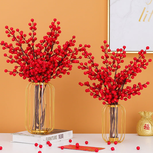 Iron Flower Gold Vase