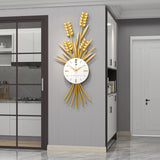 Feather Gold Wall Clock