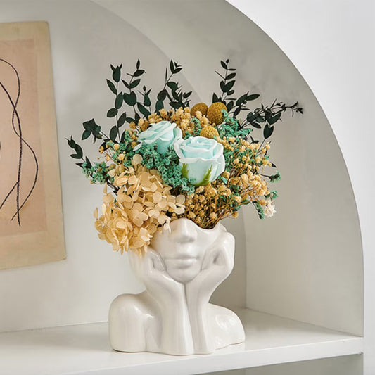 Faceless Ceramic Vase Set