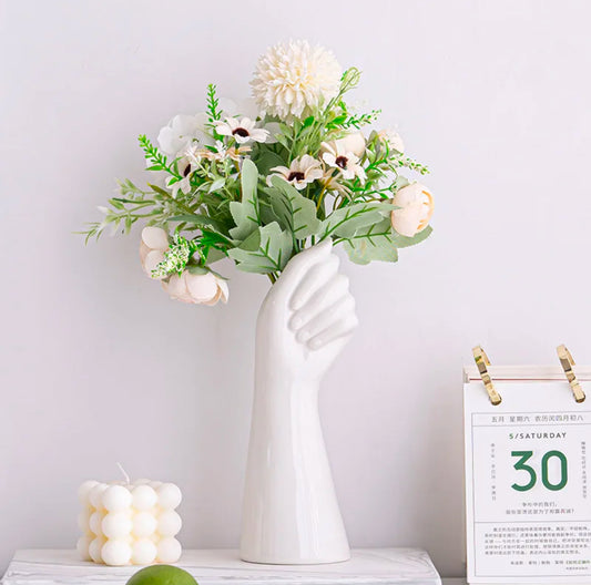 Dalmatian Ceramic Hands Vase