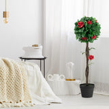 Red Lush Rose Tree
