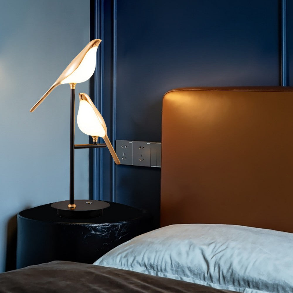 Acrylic Hummingbird Duo Desk Lamp