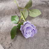 Artificial Flannelette Pearl Rose, Pack of 5