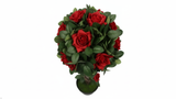 Red Lush Rose Tree