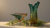 Yanacocha Botanica Glass Vase Set With Fruit Bowl