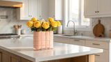 Handbag Light Pink Glass Vase