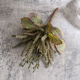 Artificial Flocked Lavender Leaves Bouquet