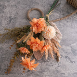 Artificial Dahlia Dandelion Bouquet