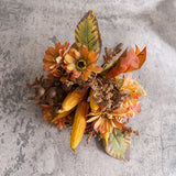 Artificial Okra Chrysanthemum Bouquet